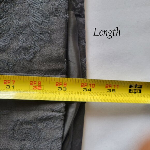 NWT –Vintage Field Manor Black Jacquard Velvet Trim Coat (Size: XL) - Picture 14 of 14